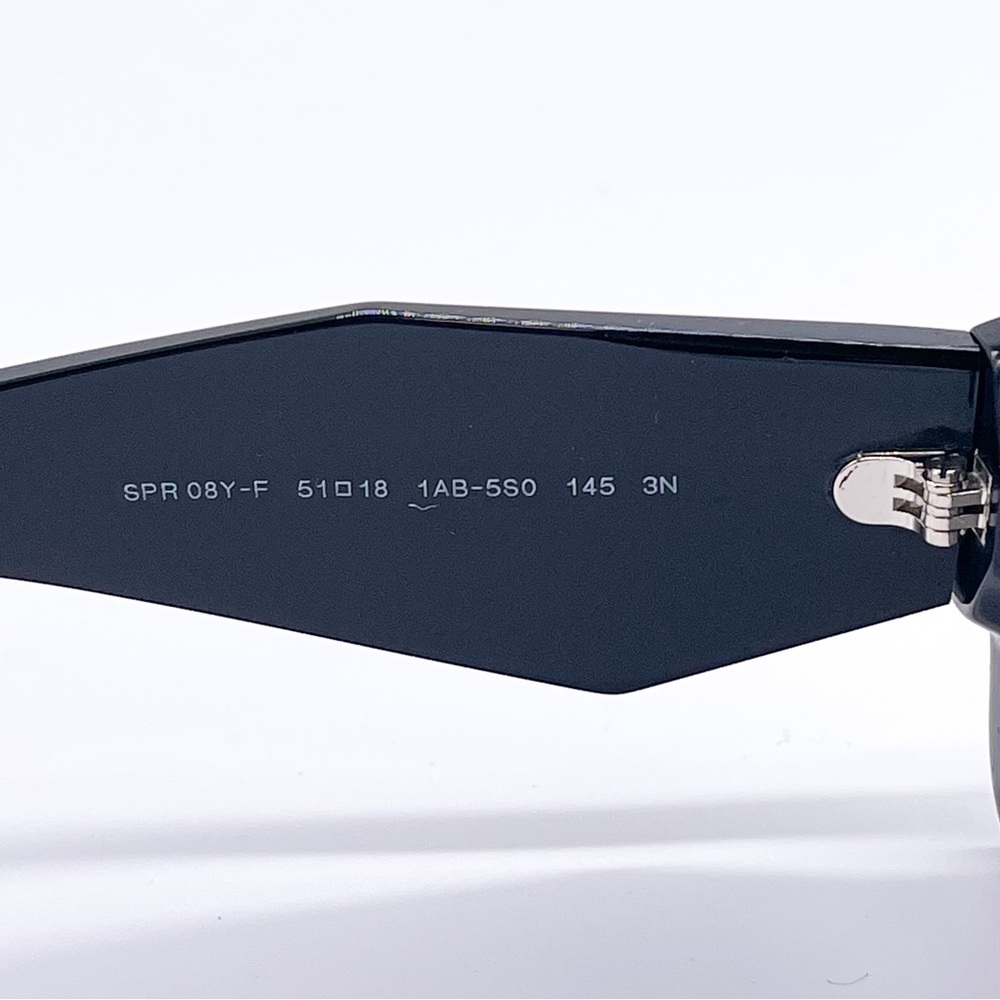 NEW PR08YSF PRADA PR08YS 1AB5S0 WOMEN’S SUNGLASSES PRADA PR08YS BLACK SPR 08Y - Picture 10 of 12